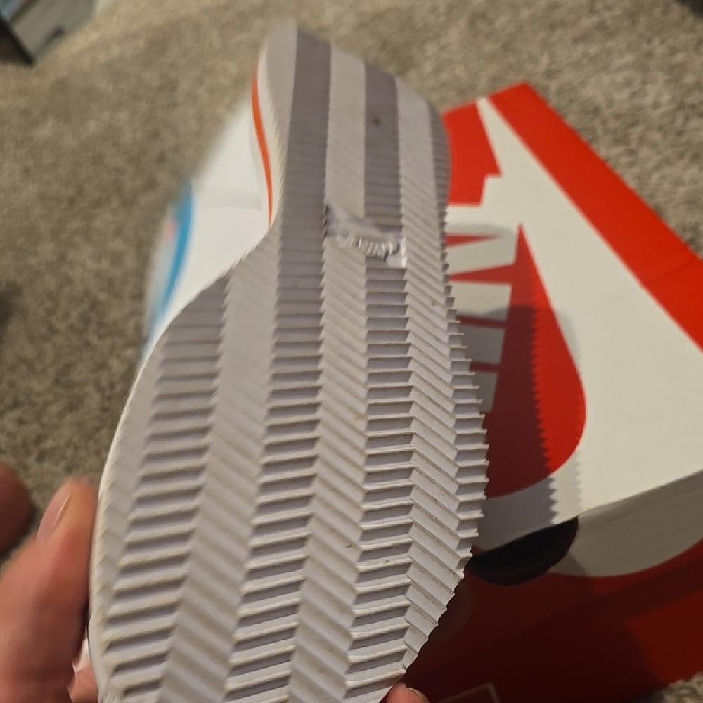 Nike White and Blue Sneakers - Picture 3 of 3